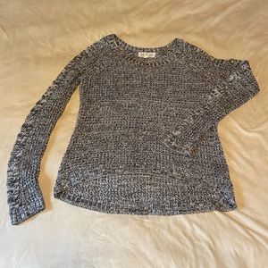 Black and white sweater